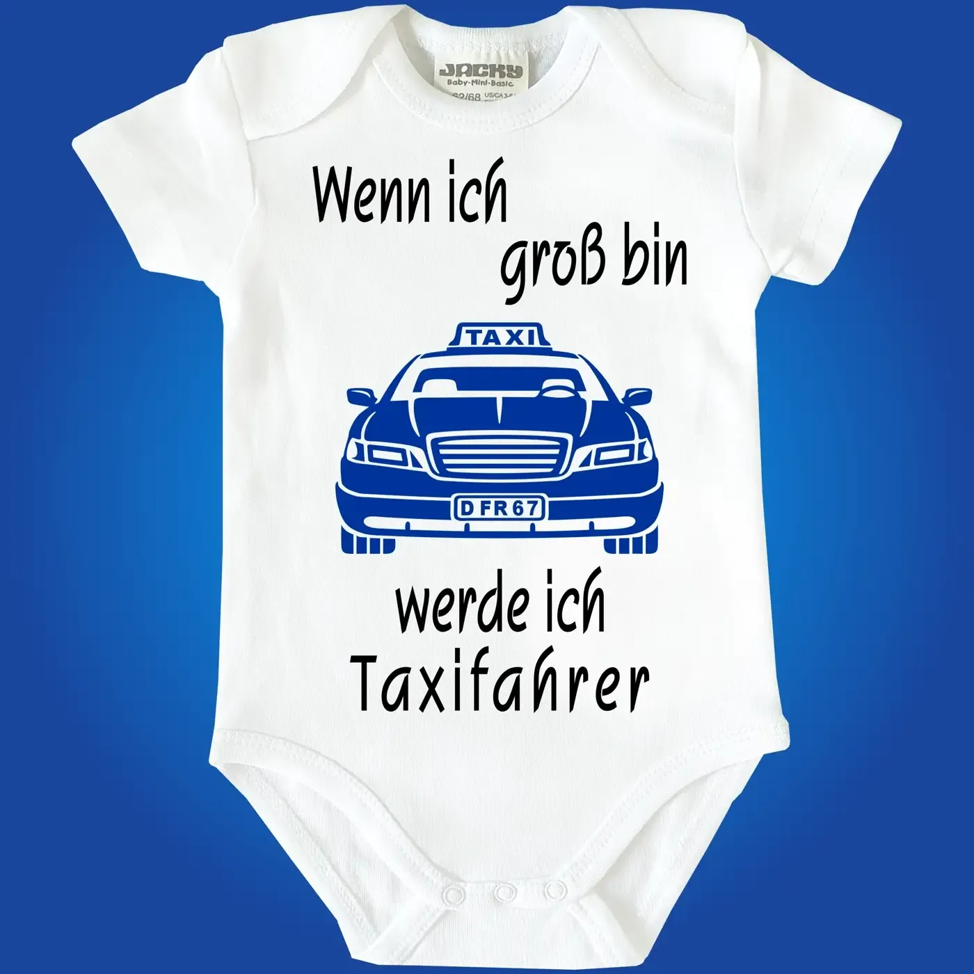 Baby-Body mit Taxi Taxifahrer