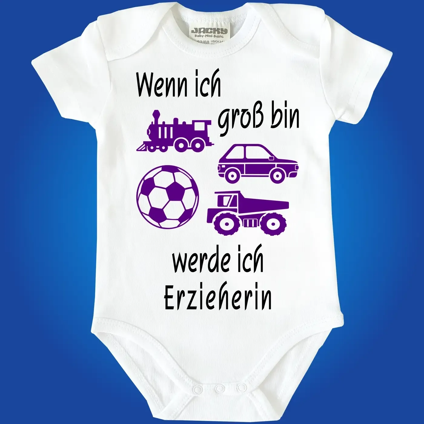 Baby-Body mit Erzieherin Erzieher