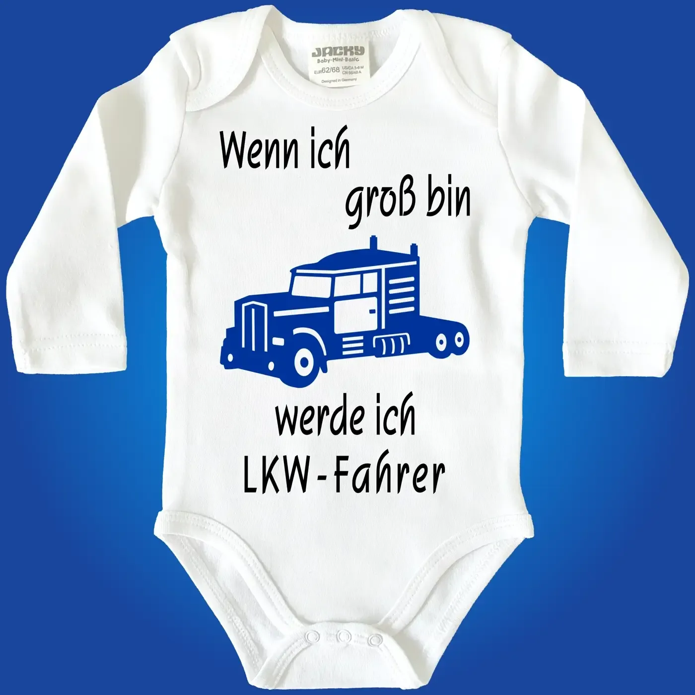 Baby-Body mit LKW Fahrer Trucker