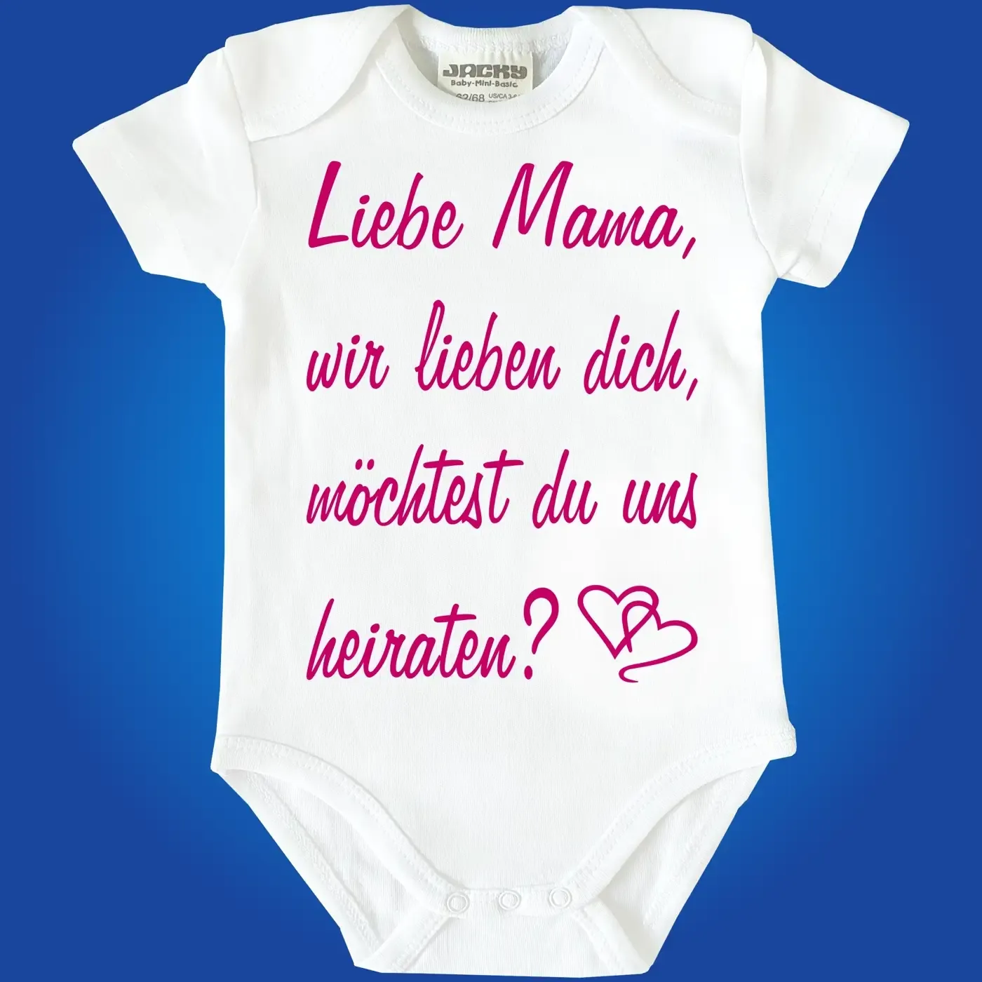 Baby Bodysuit with saying wedding