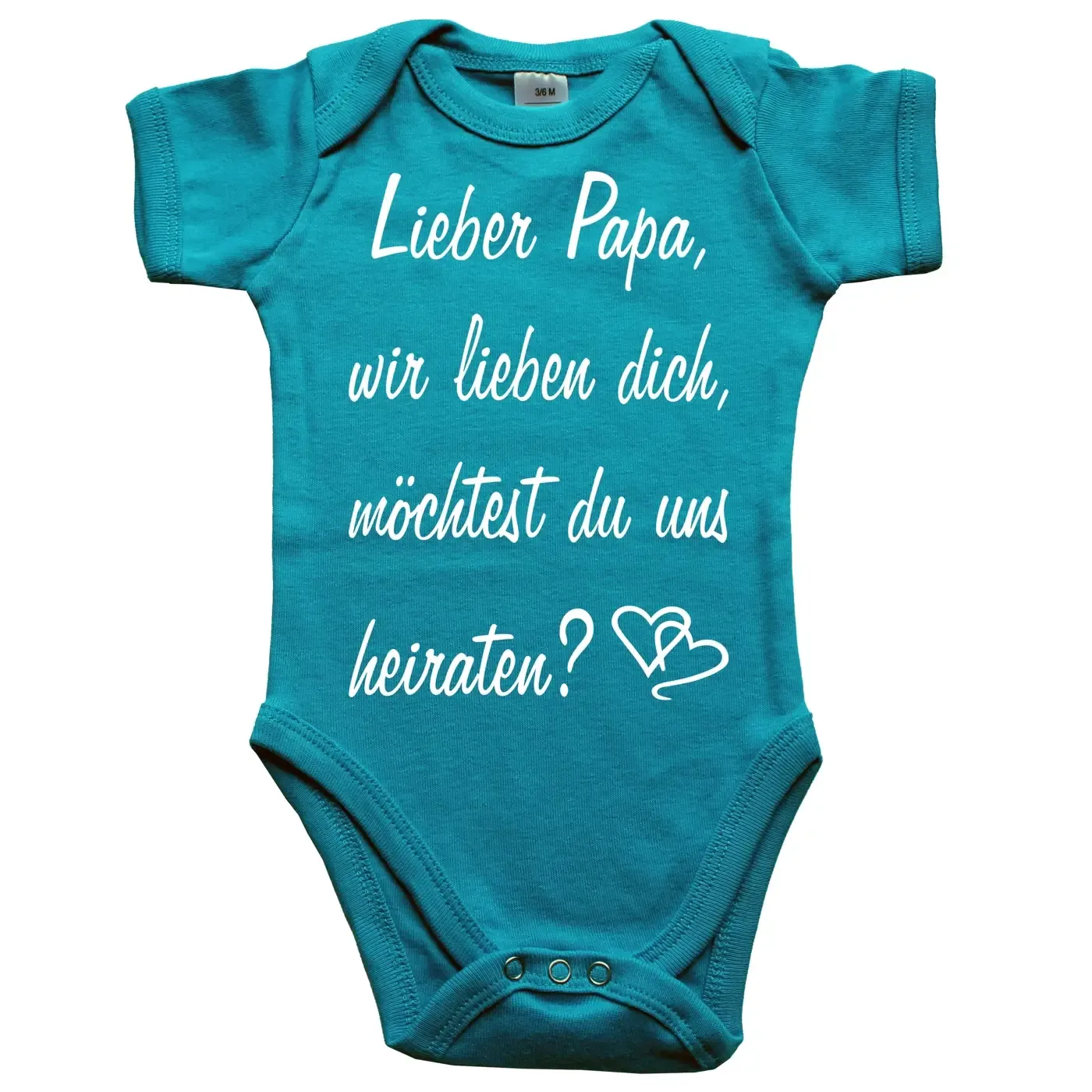 Strampler mit Antrag zur Hochzeit