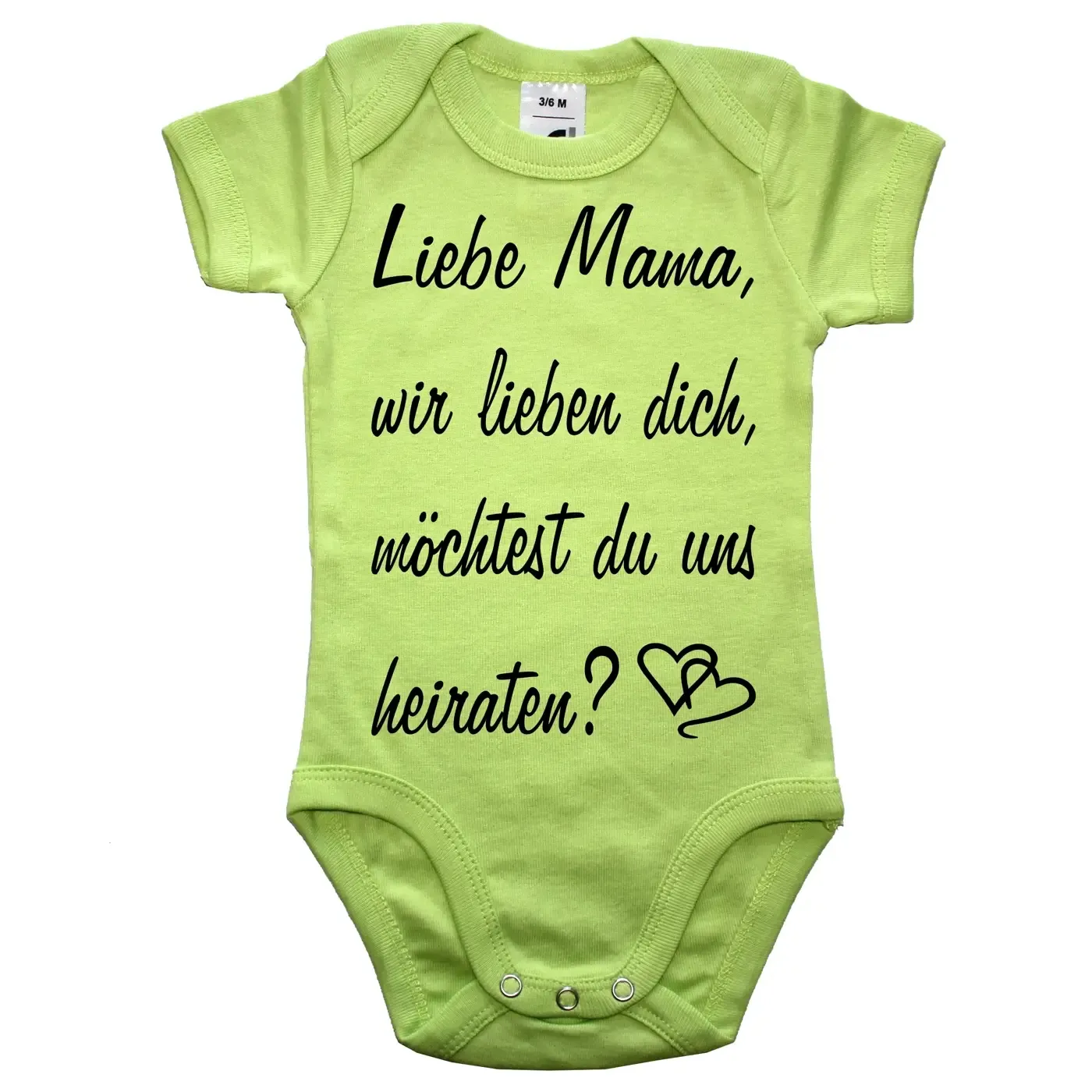 Baby-Body Heiratsantrag