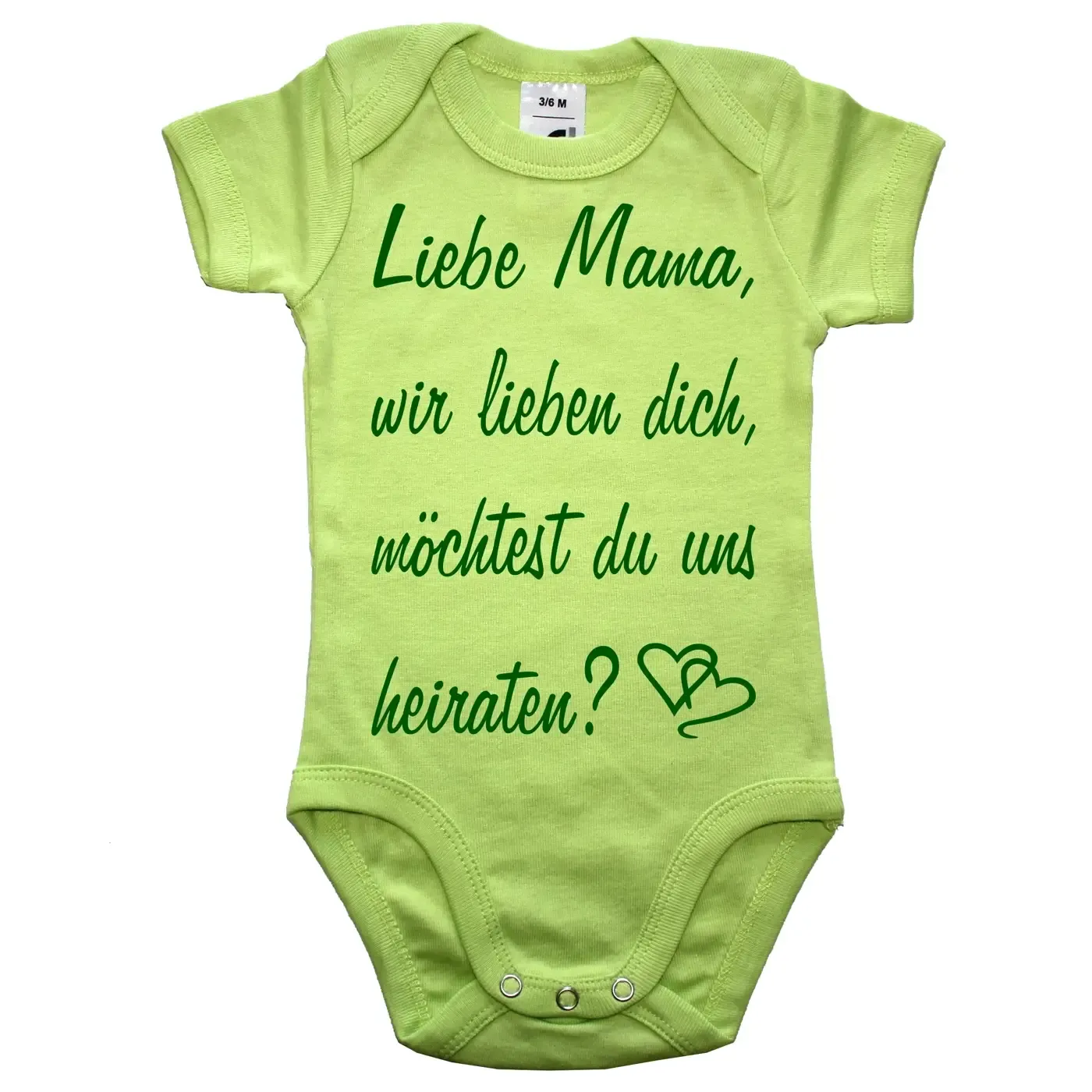 Baby-Body mit Heiratsantrag