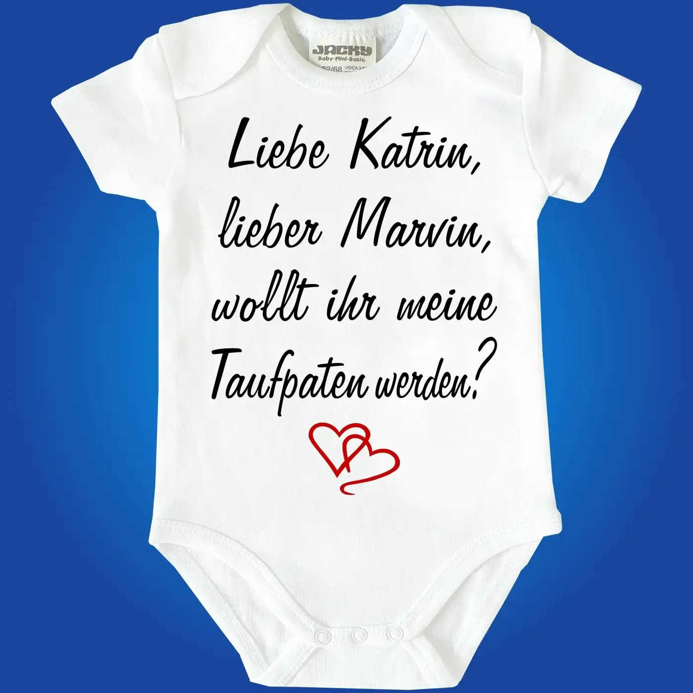 Baby-Body mit Spruch Taufpaten
