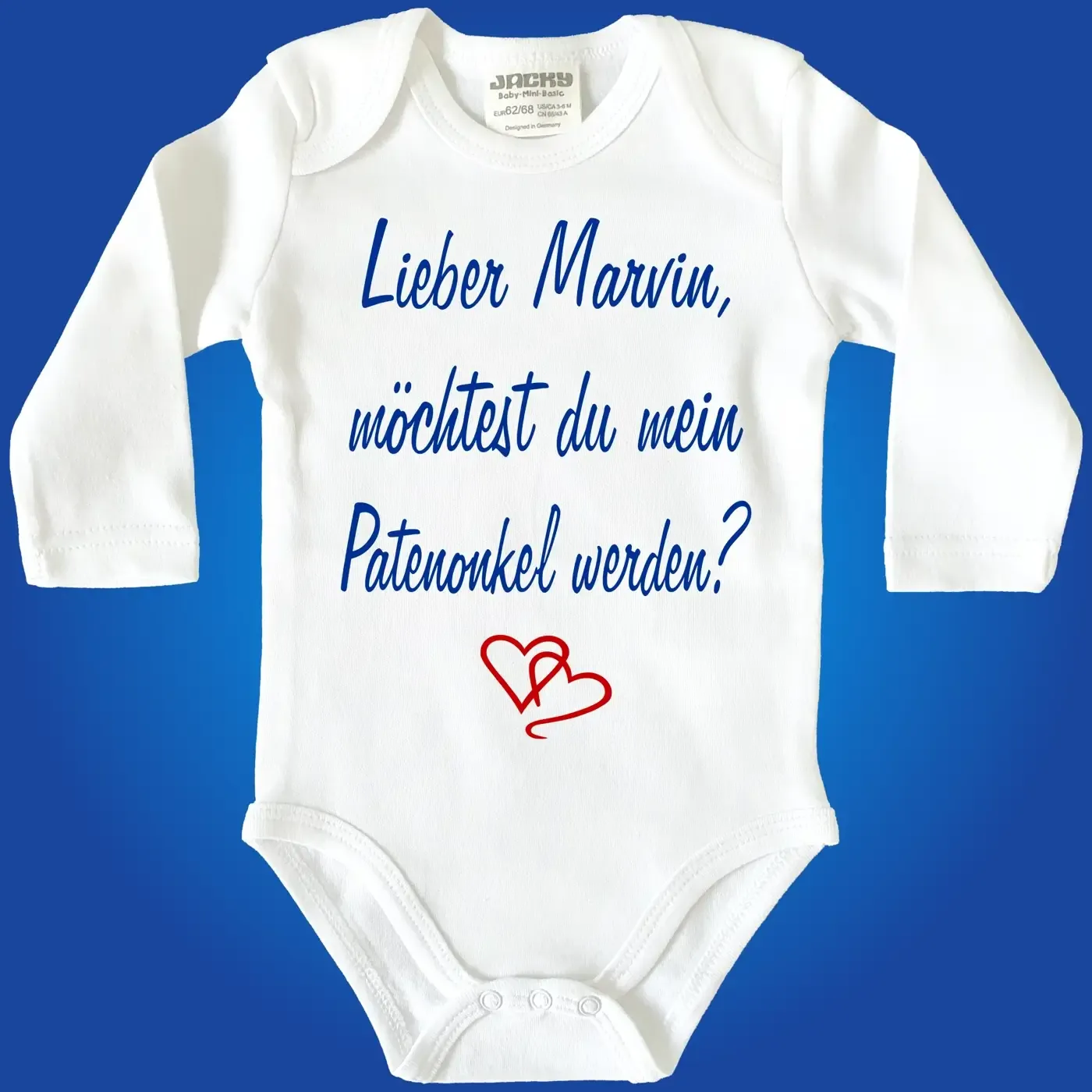 Babybody mit Spruch Patentante