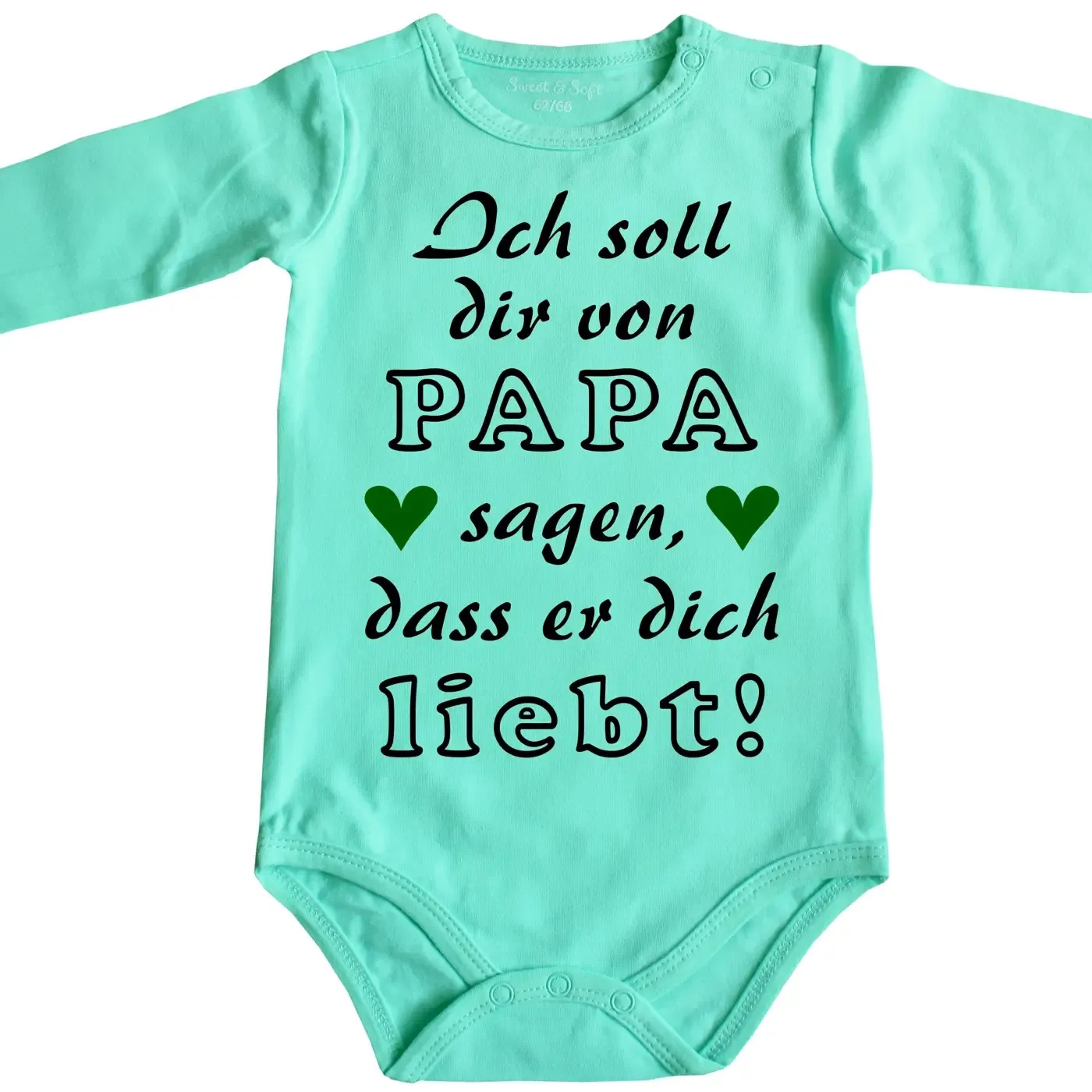 Baby-Body mit Spruch Papa liebt dich
