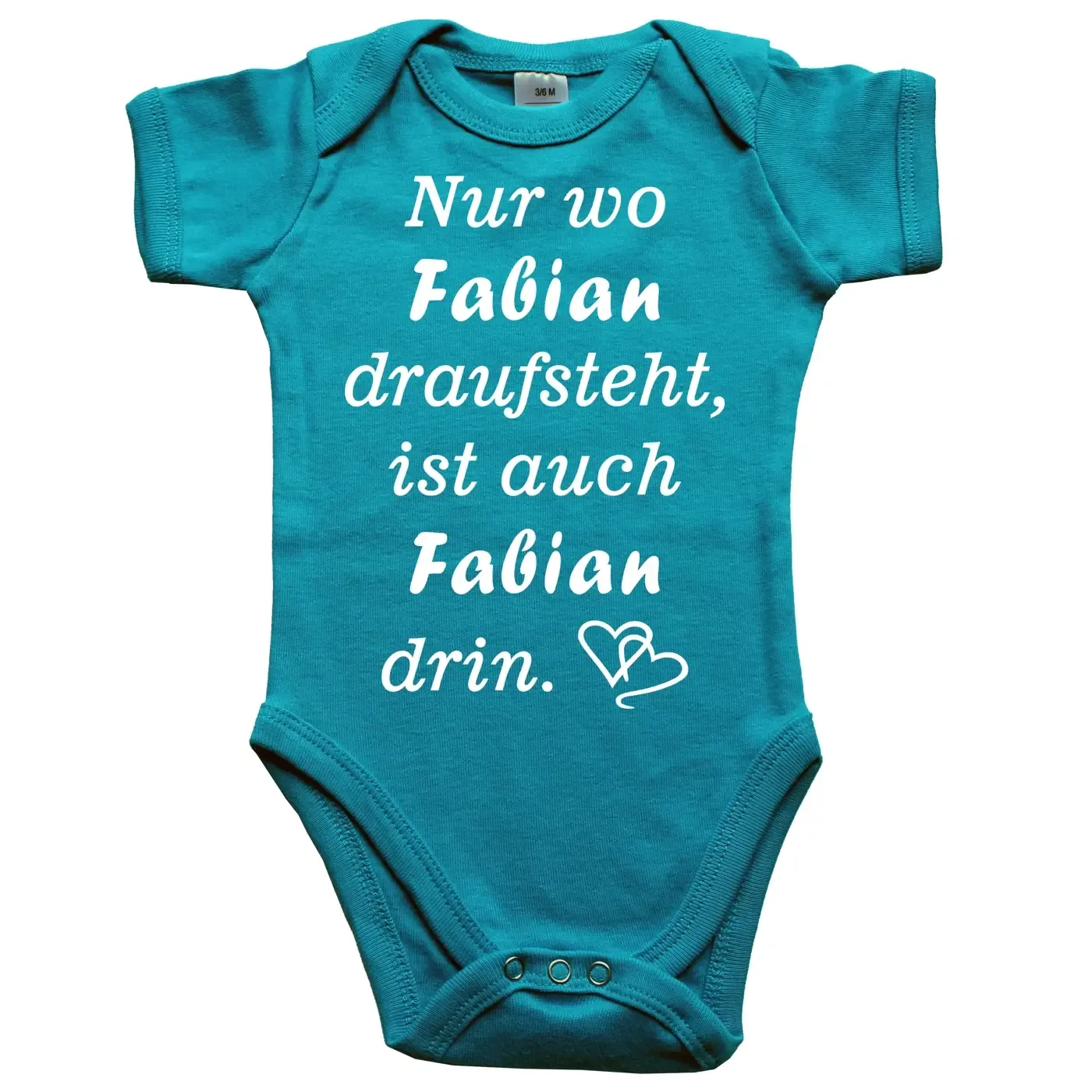 Babybody mit Wunschname - Personalisiert