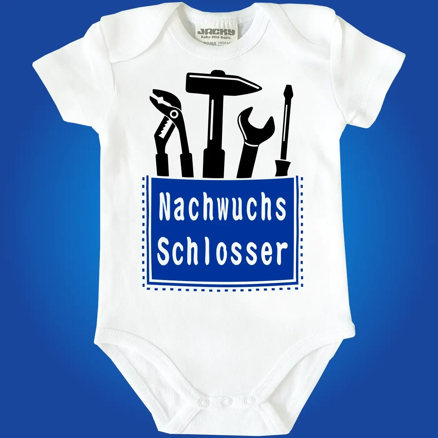 Baby-Body mit Aufdruck Schlosser