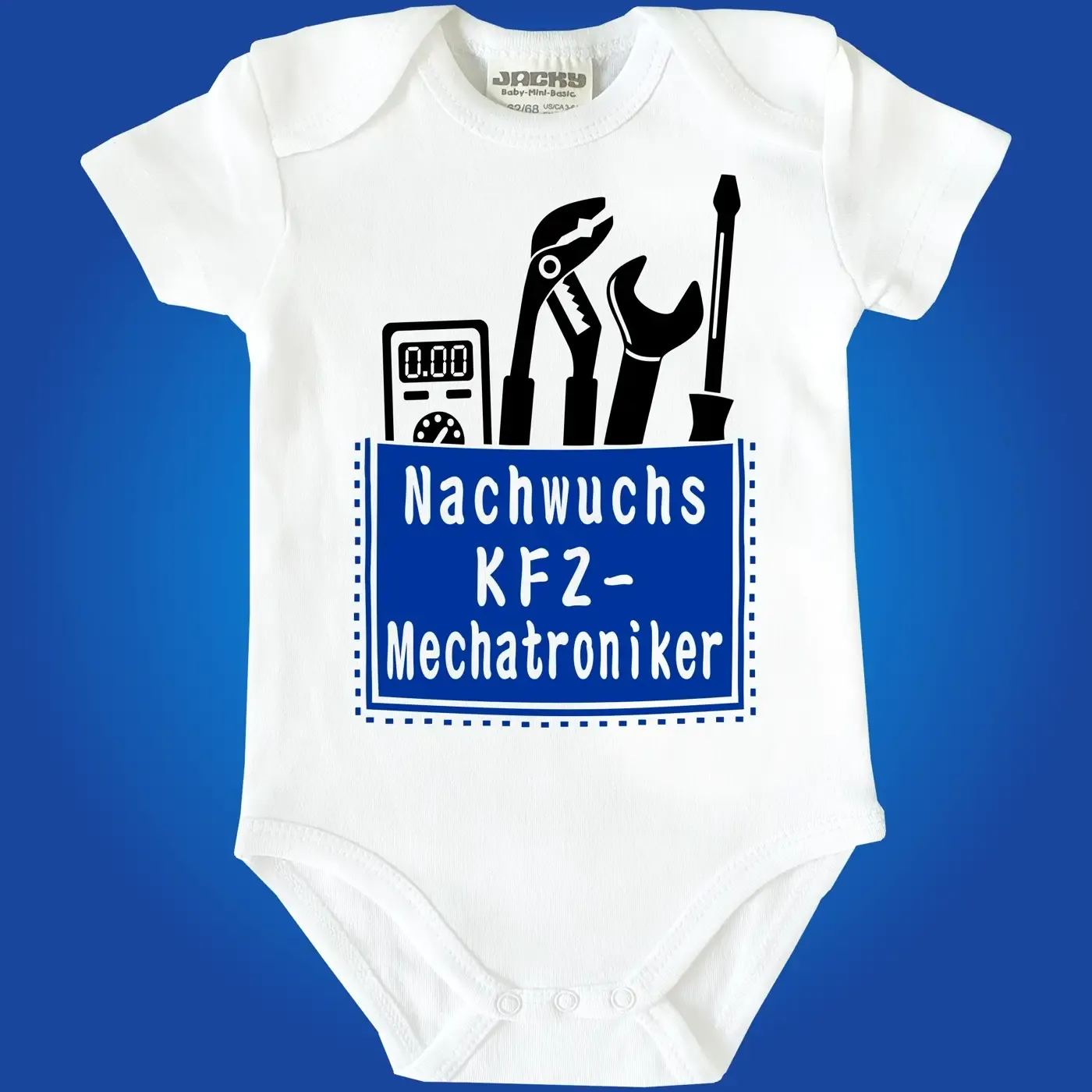 Baby-Body mit Aufdruck KFZ-Mechatroniker