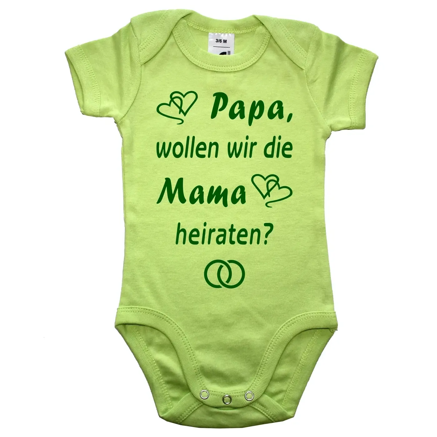 Baby-Body mit Druck Heiratsantrag