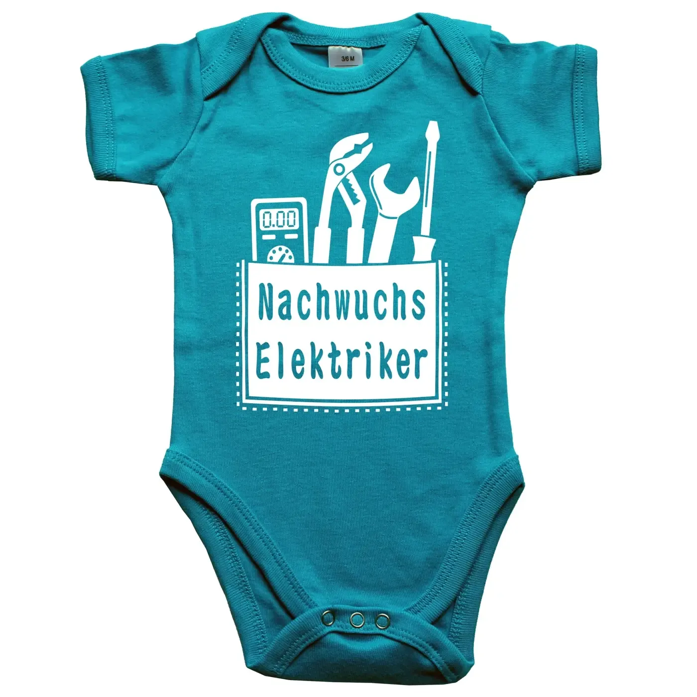 Babybody mit Aufdruck Elektrker