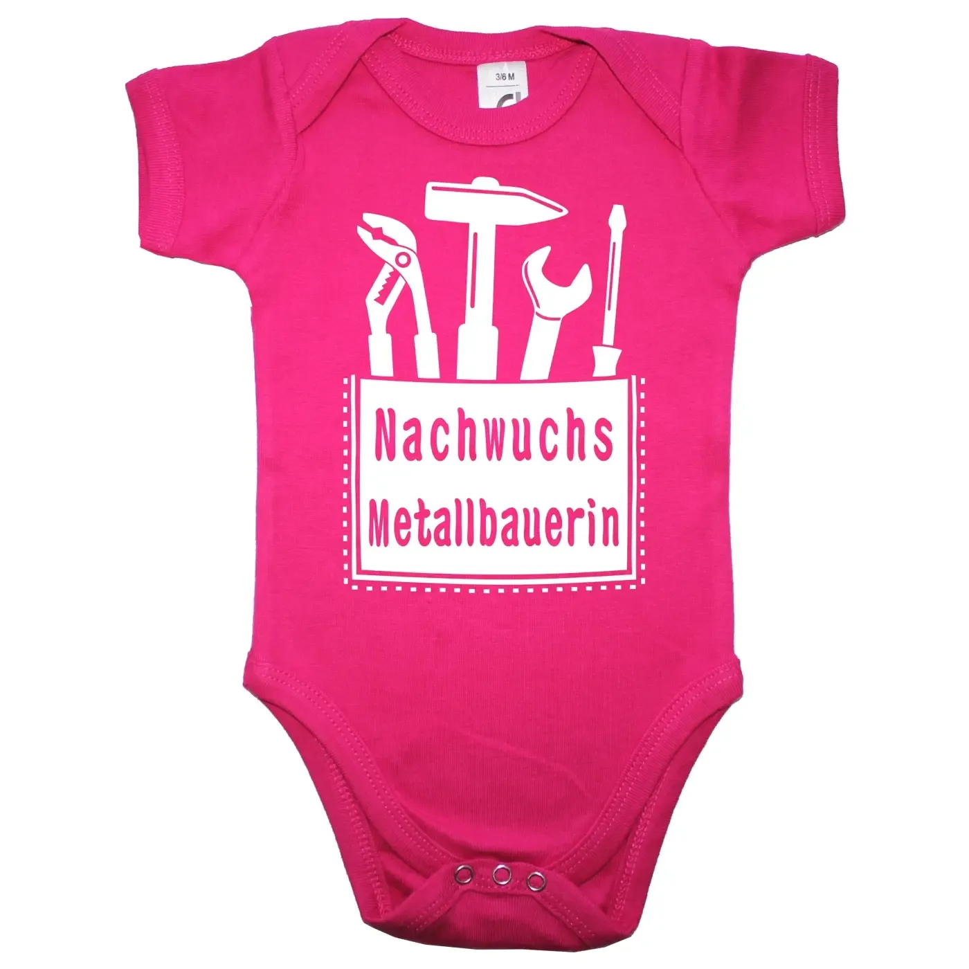 Babybody mit Aufdruck Installateurin