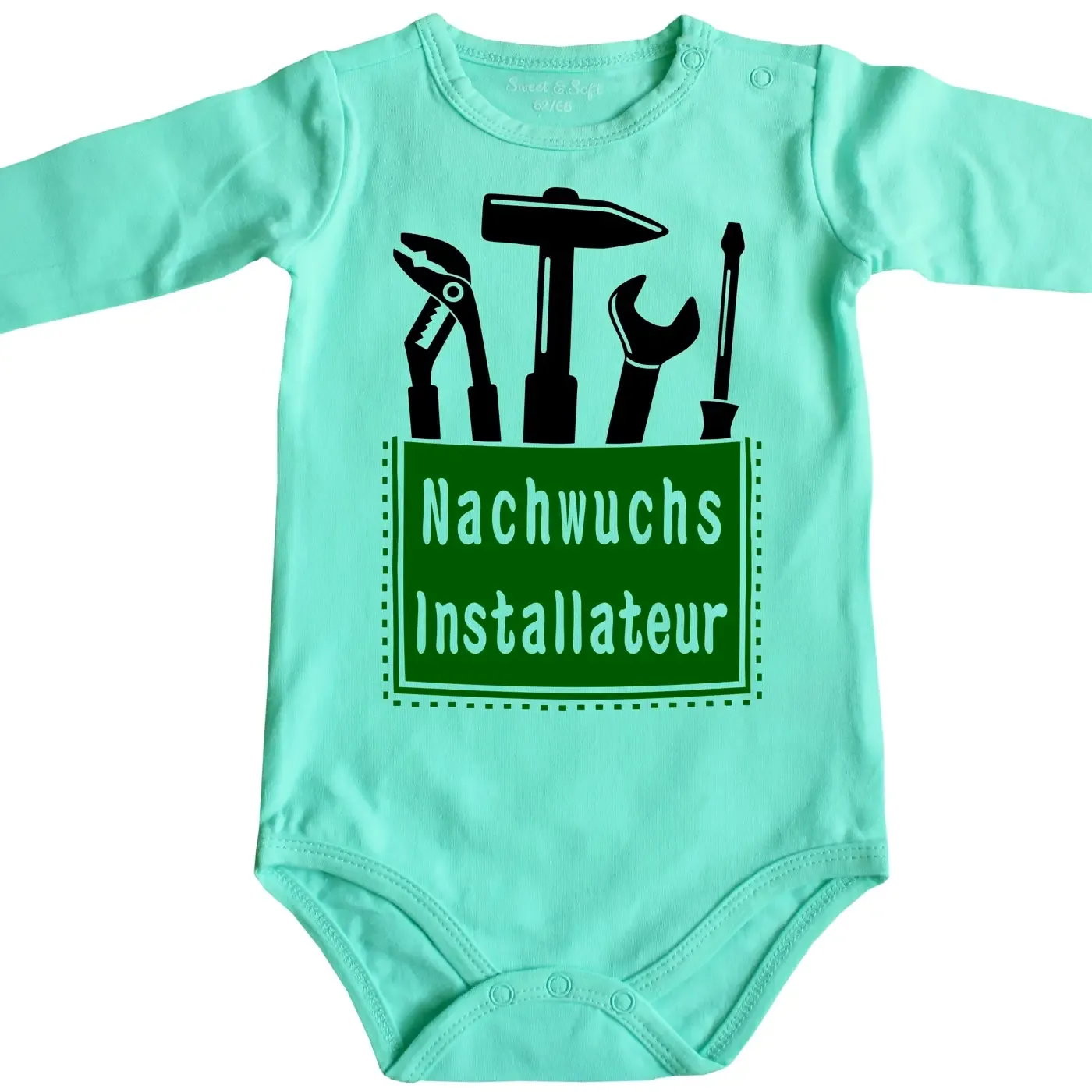 Strampler mit Aufdruck verschiedener Berufe