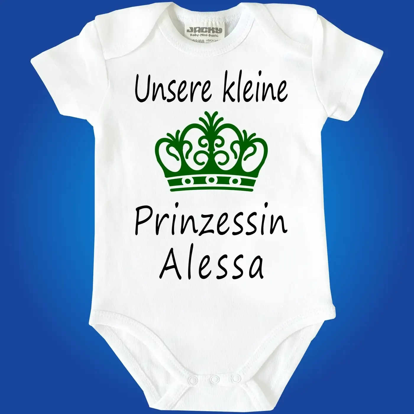 Baby-Body mit Druck Prinzessin