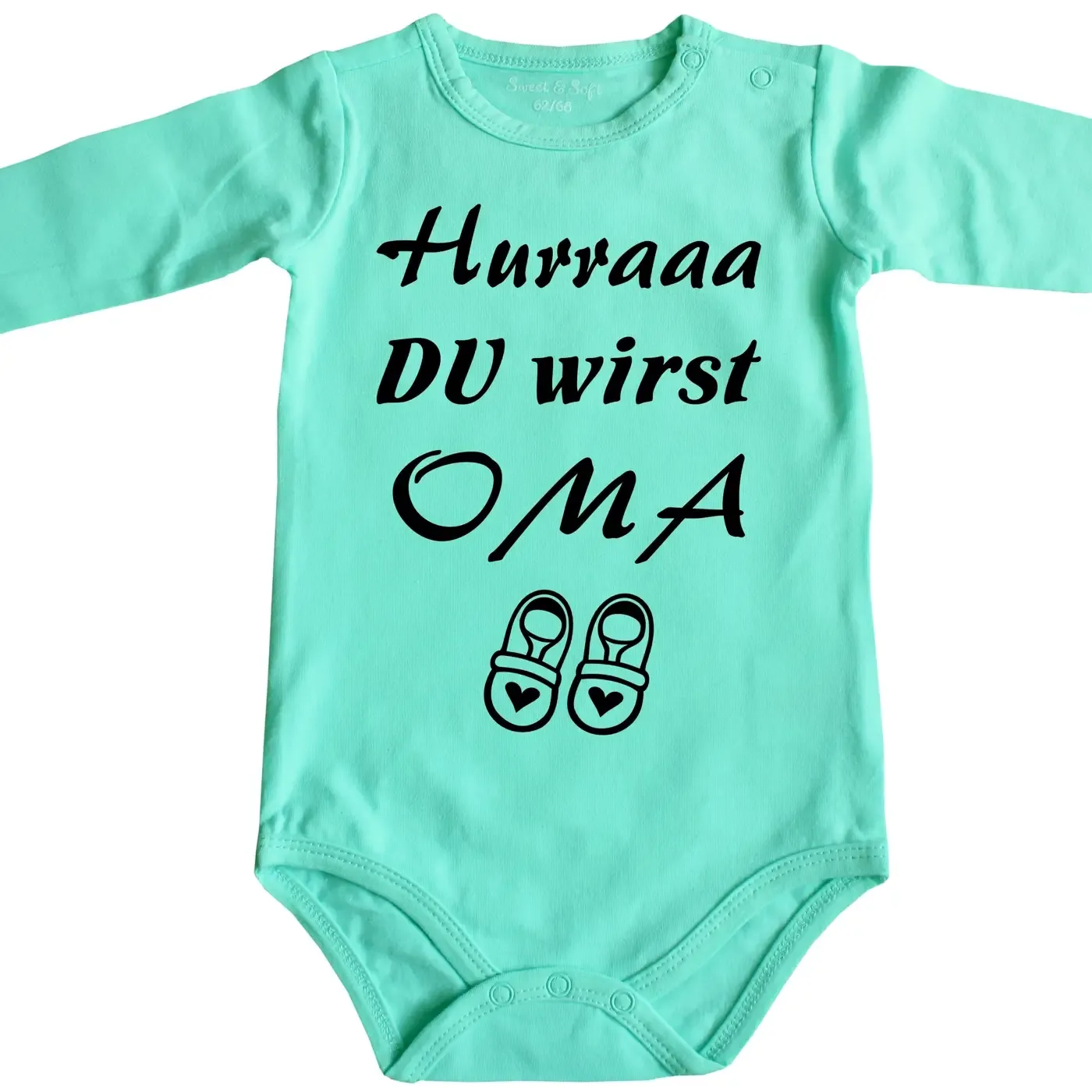 Baby-Body mit Druck - Du wirst Oma