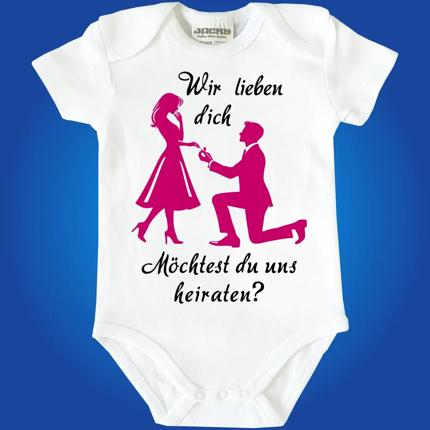 Baby-Body mit Druck Antrag
