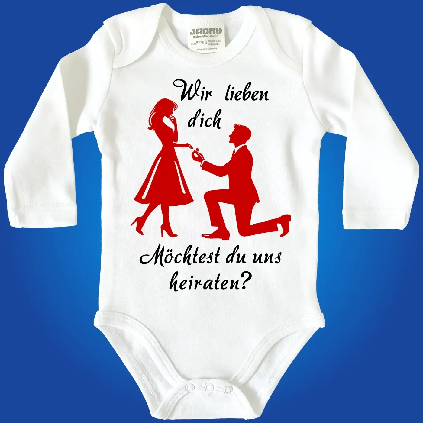 baby bodysuit wedding proposal