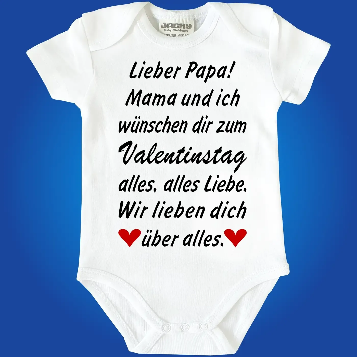 Baby-Body zum Valentinstag