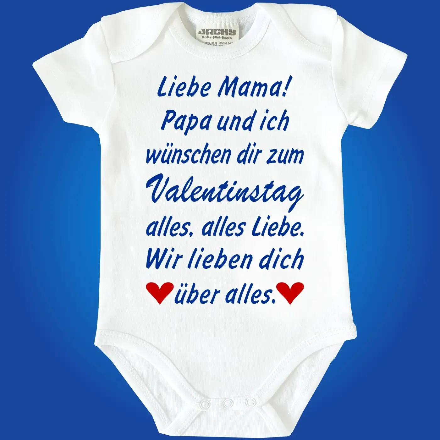 Baby-Body zum Valentinstag