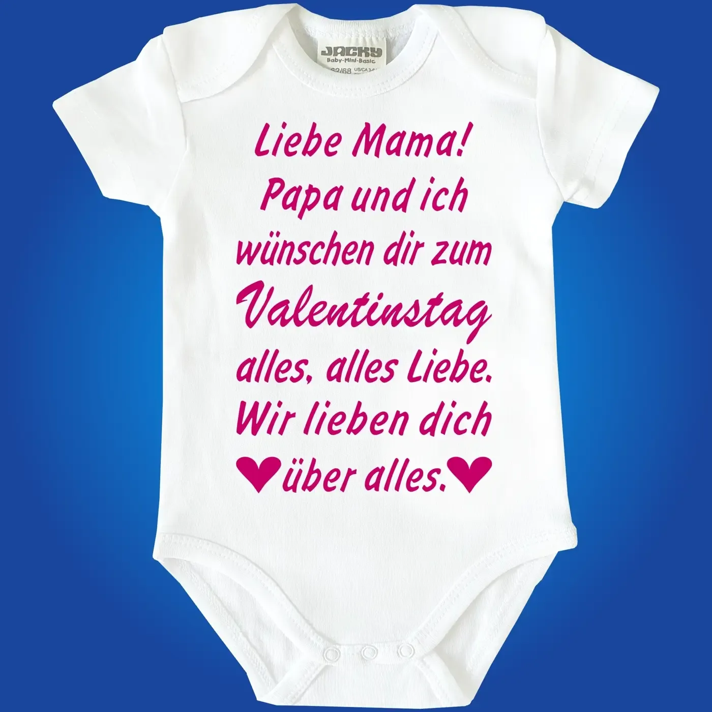 Baby-Body zum Valentinstag