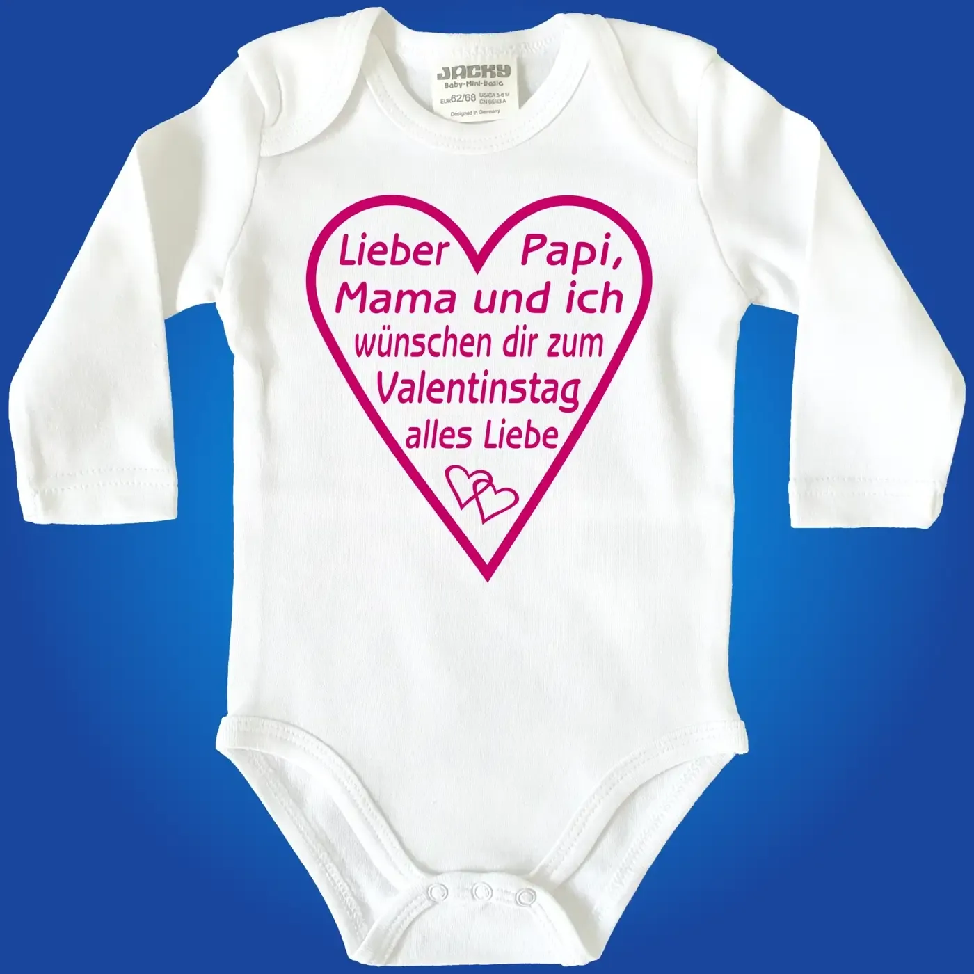 Baby-Body zum Valentinstag