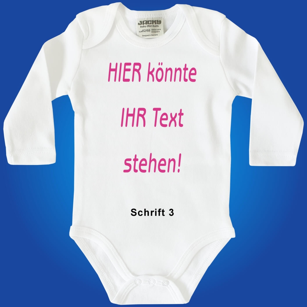 Strampler Freie Textwahl