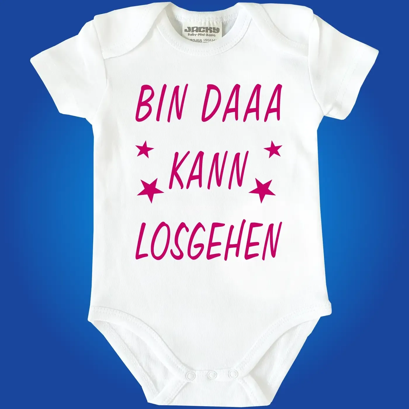 Baby-Body mit Druck zur Geburt
