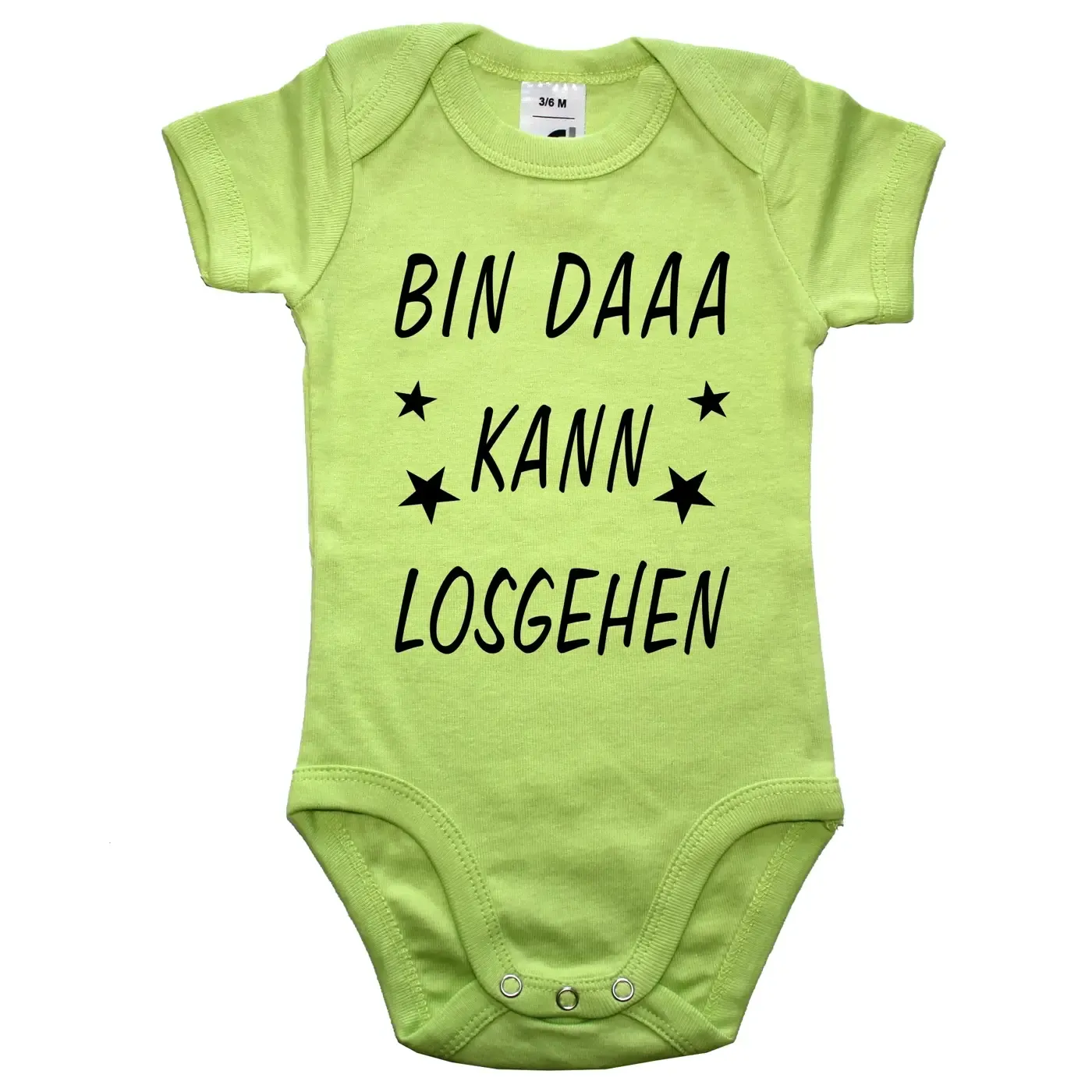 Baby-Body mit Druck zur Geburt