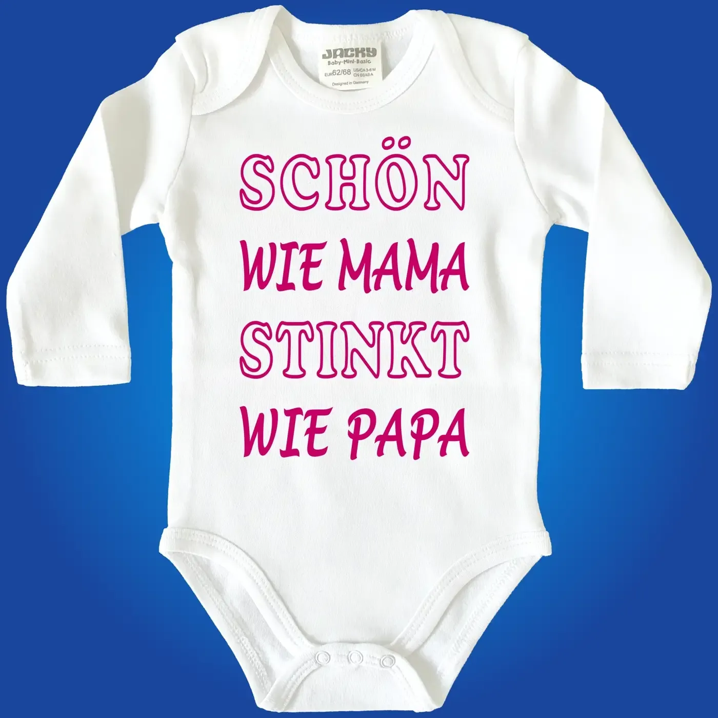 Witziger Babybody mit humorvollem Aufdruck