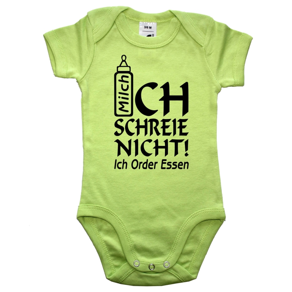 Baby-Body Ich order Essen