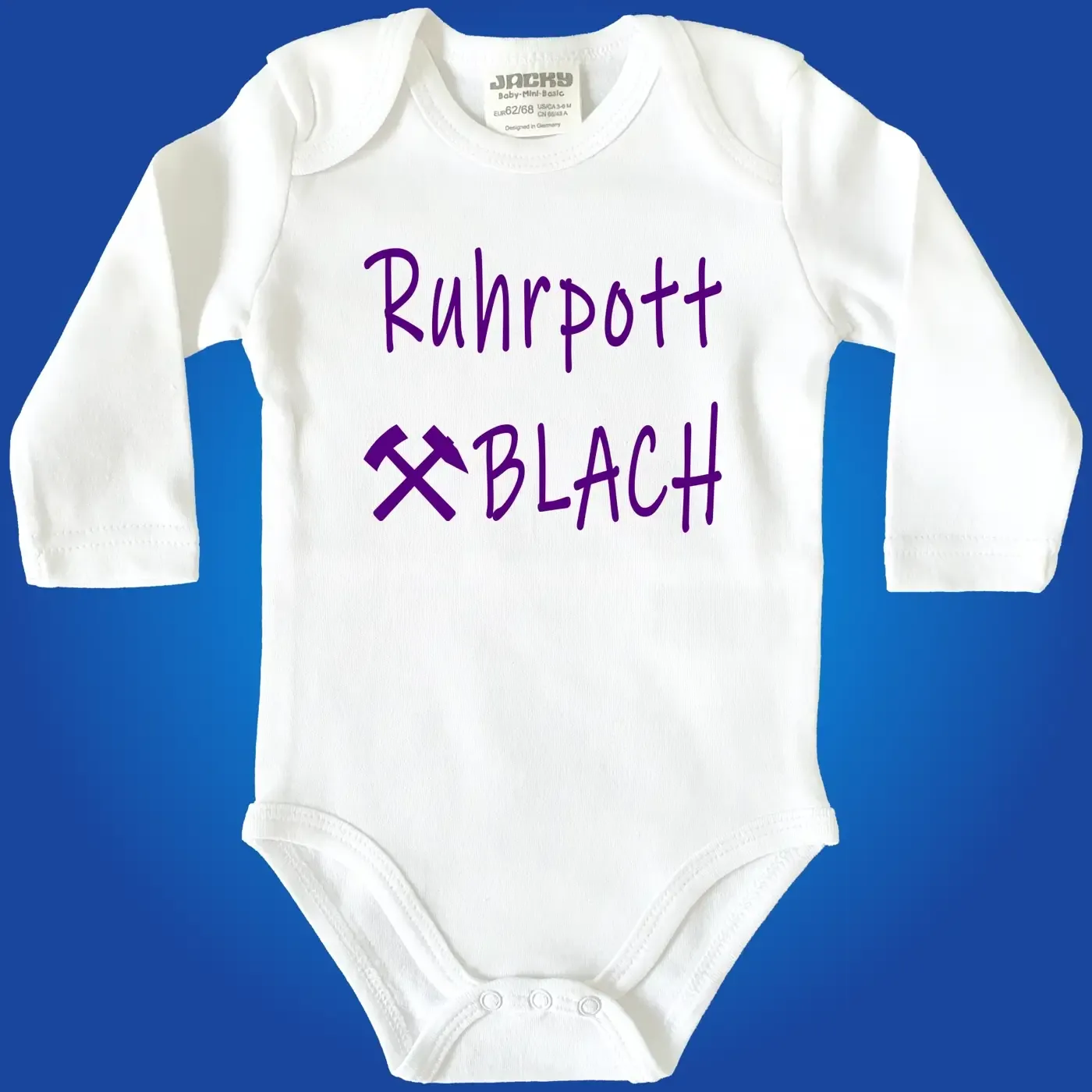 Baby-Body mit Druck Ruhrpottblach
