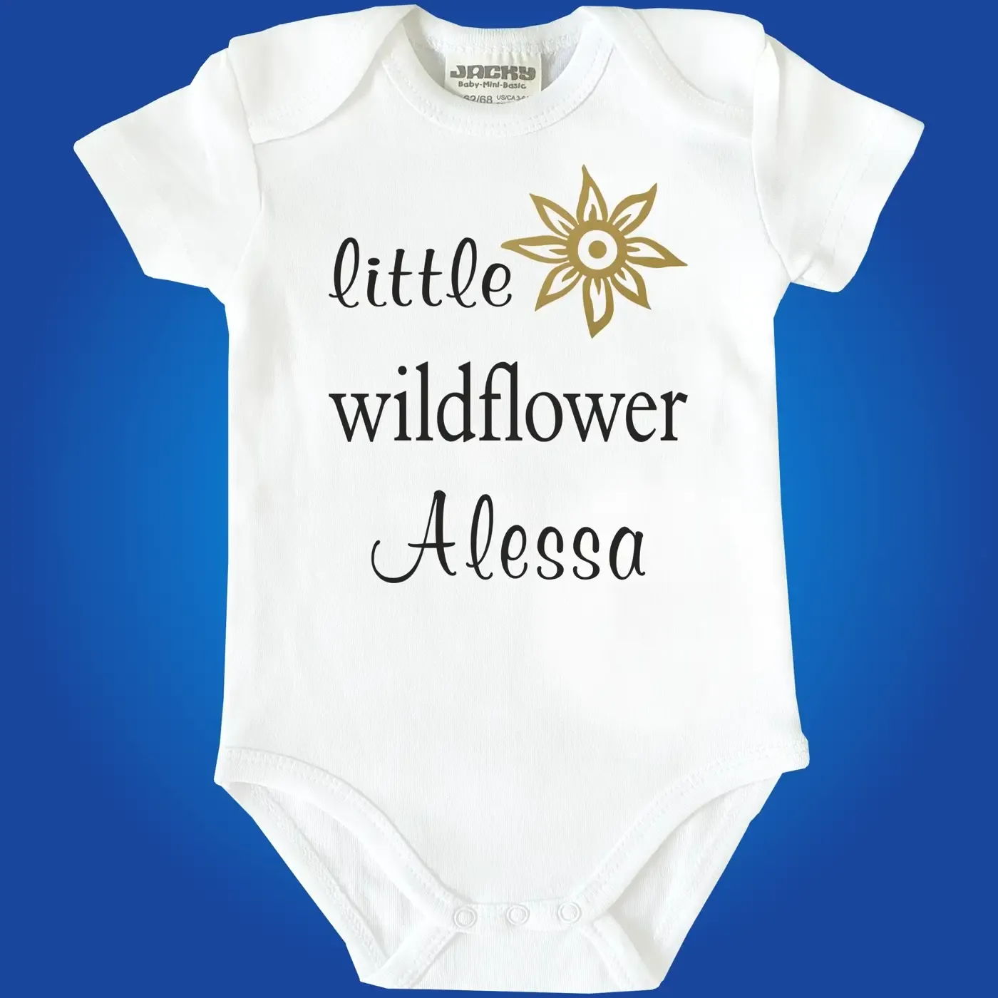 Baby Body mit Druck Wildflower