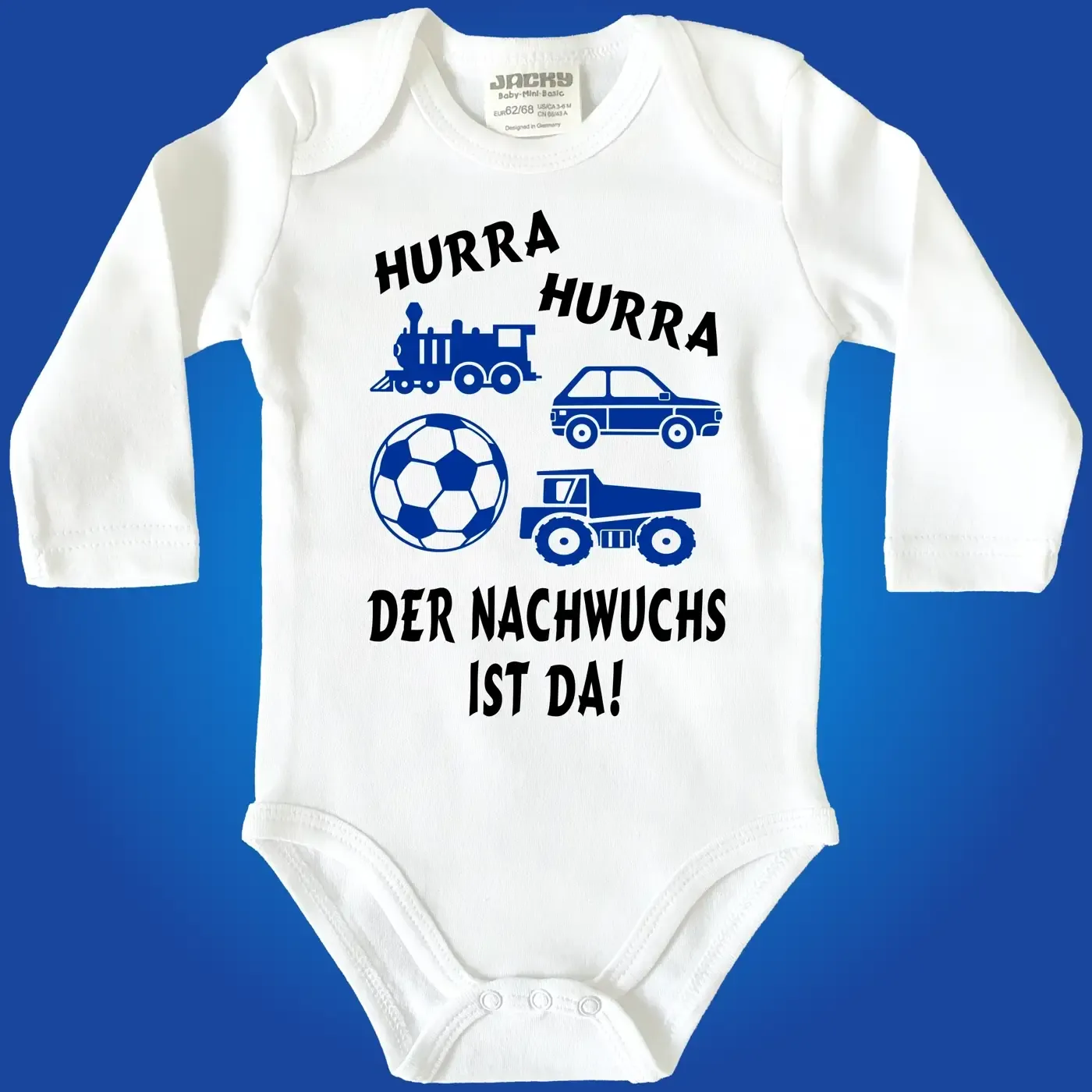 Baby-Body für Kita‑Mitarbeiter mit lustigem Nachwuchs‑Spruch