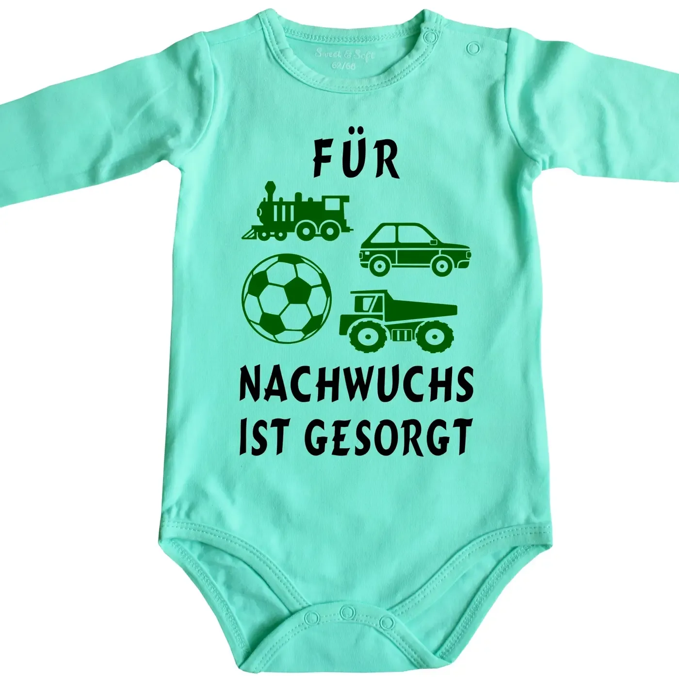 Baby-Body für Kita‑Mitarbeiter mit lustigem Nachwuchs‑Spruch