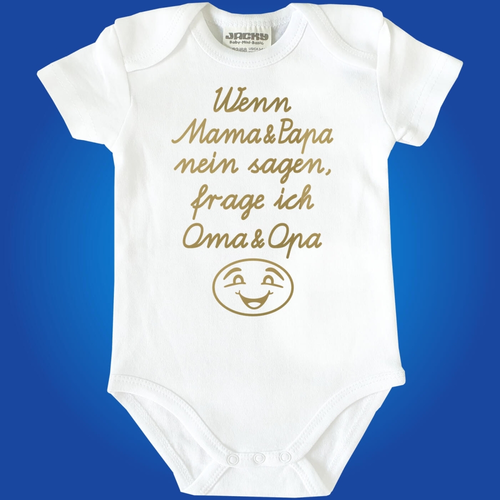 Babybody Oma und Opa