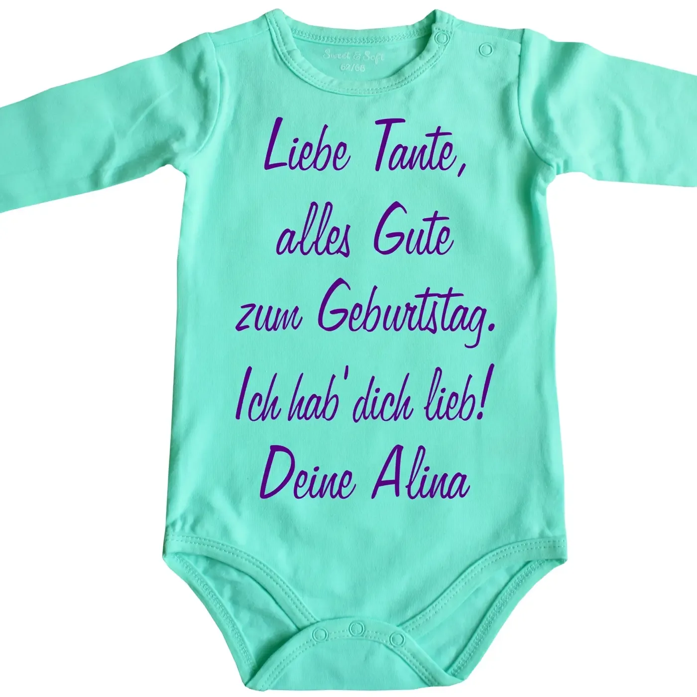 Babybody zum Geburtstag