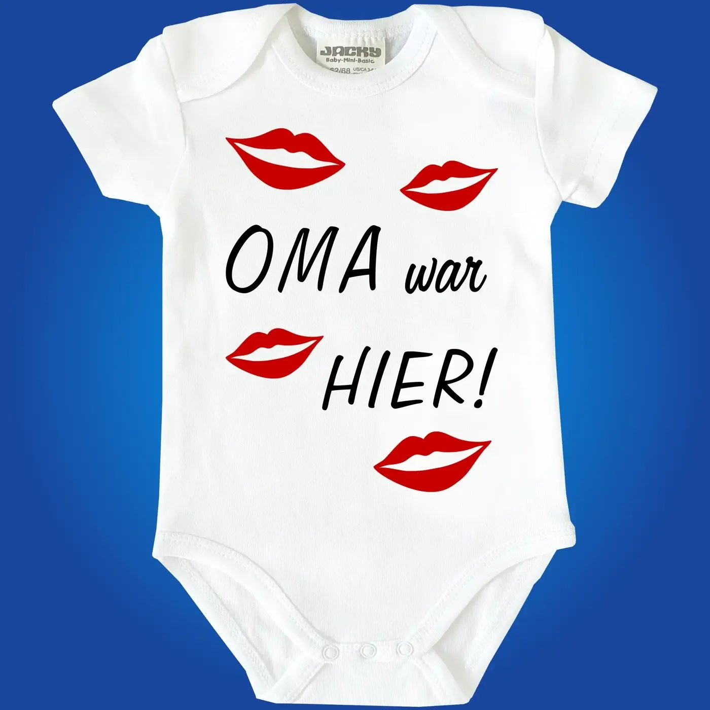 Baby-Body mit Druck Oma war hier