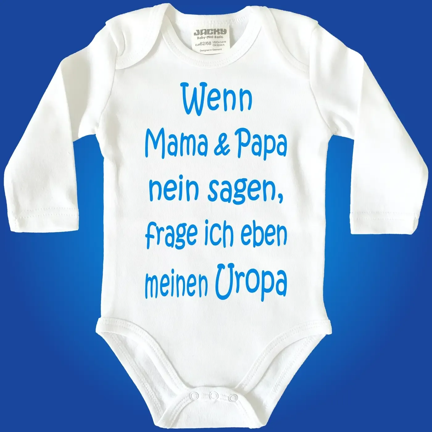 Baby-Body mit witzigem Spruch
