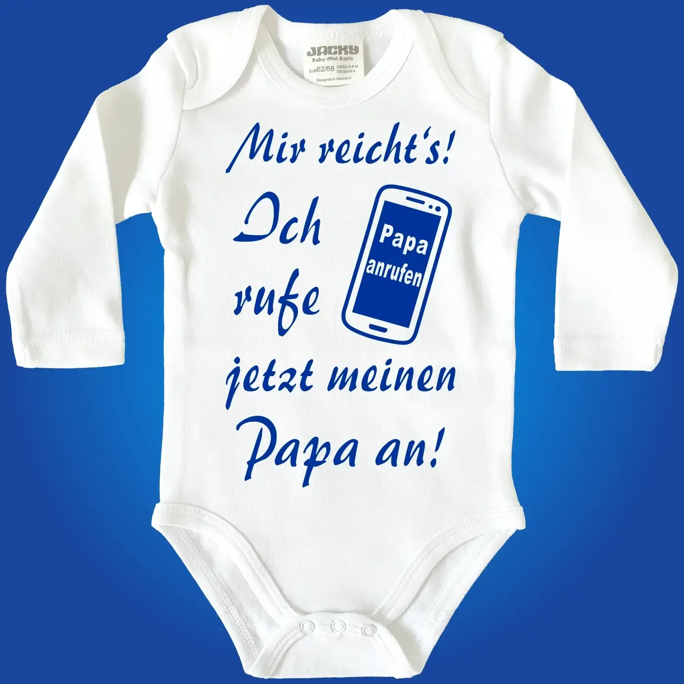 Lustiger Baby Bodie Papa anrufen