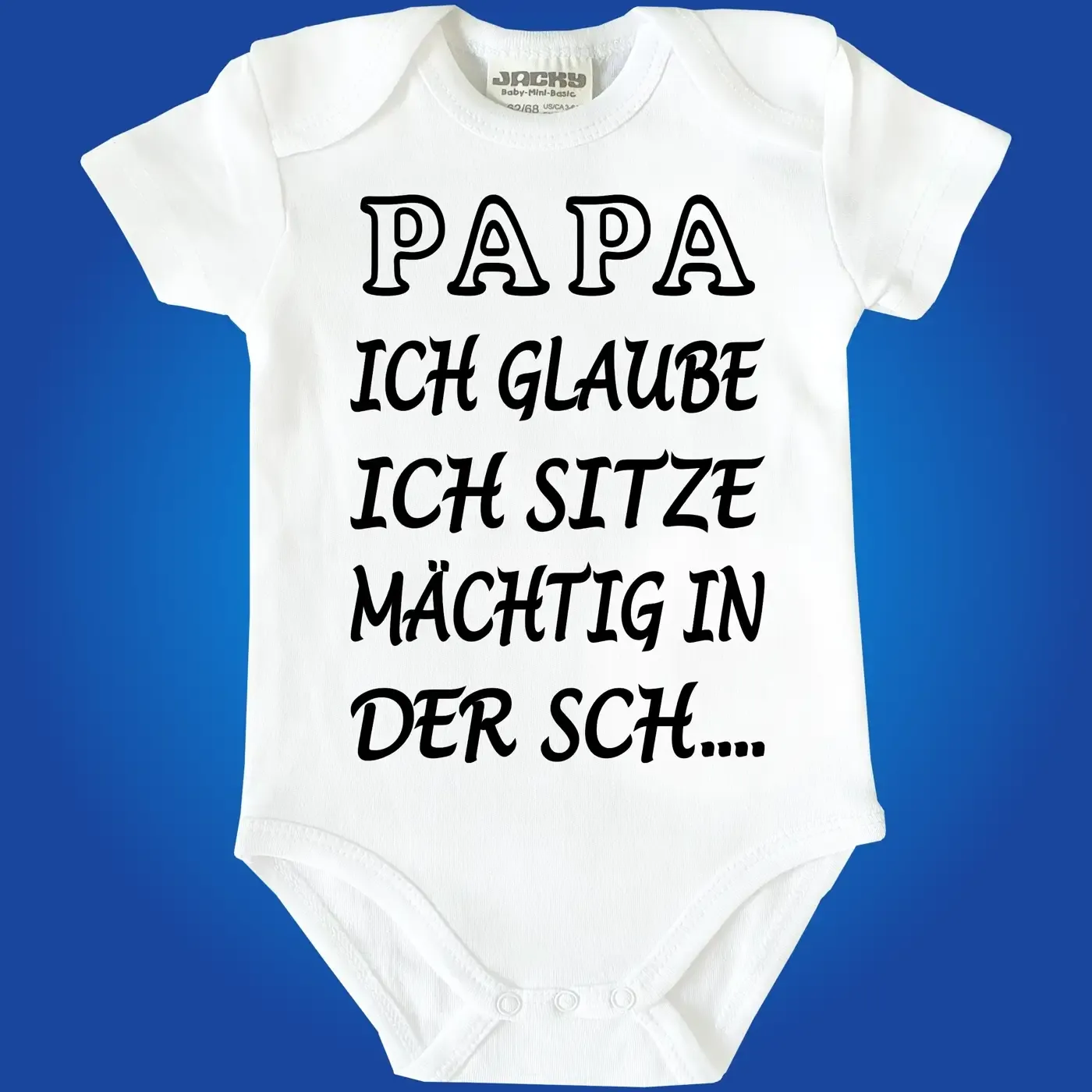 Baby-Body mit lustigem Spruch