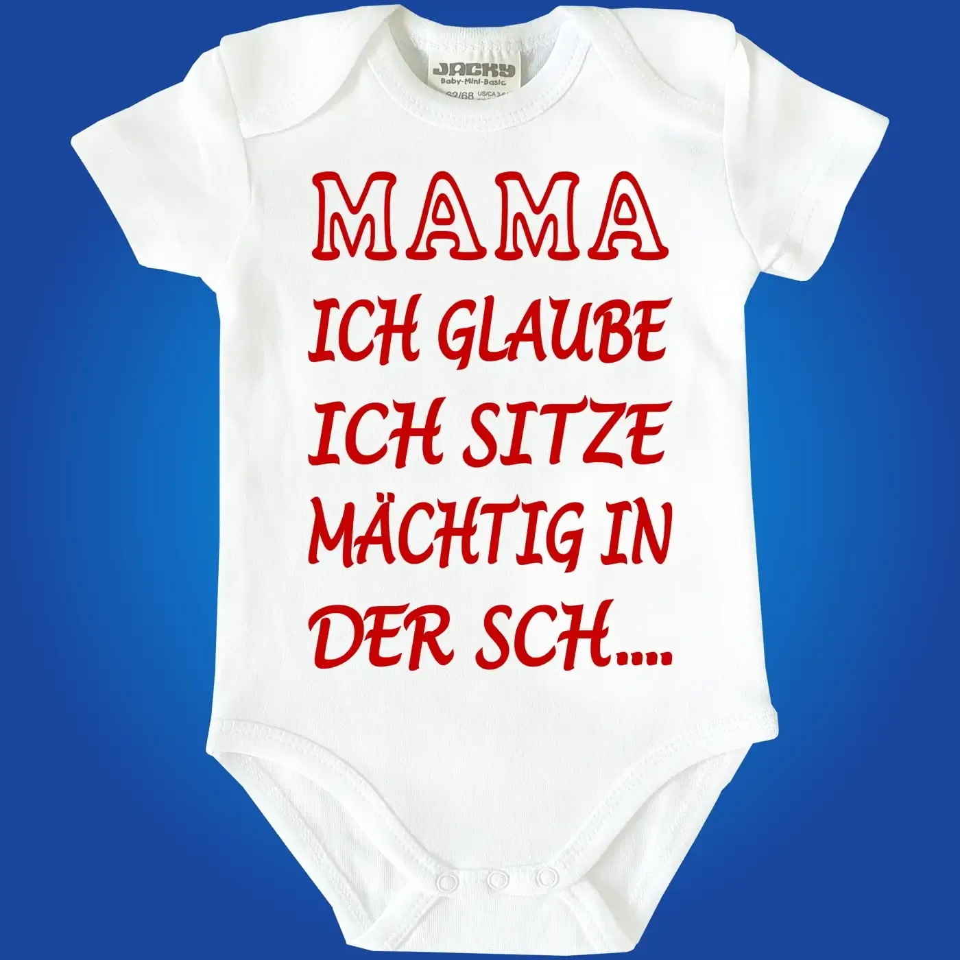 Baby-Body mit Druck Scheiße