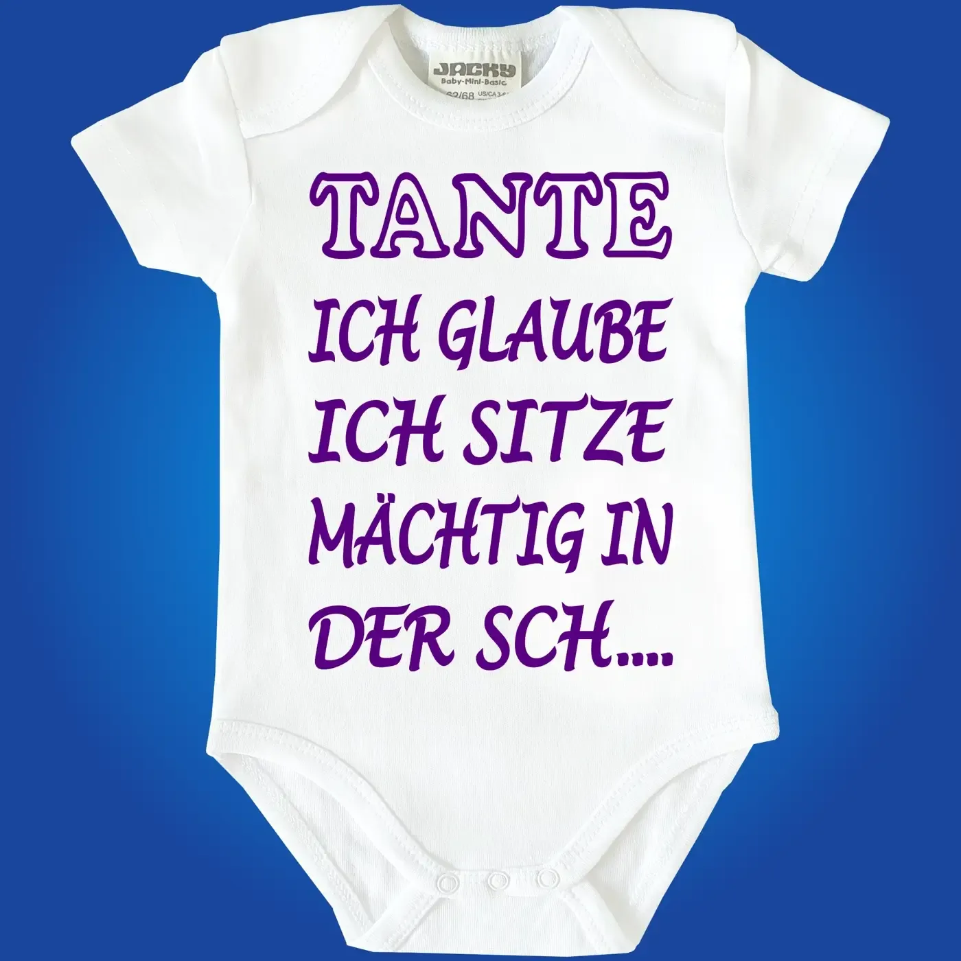 Baby-Body sitze in der scheiße