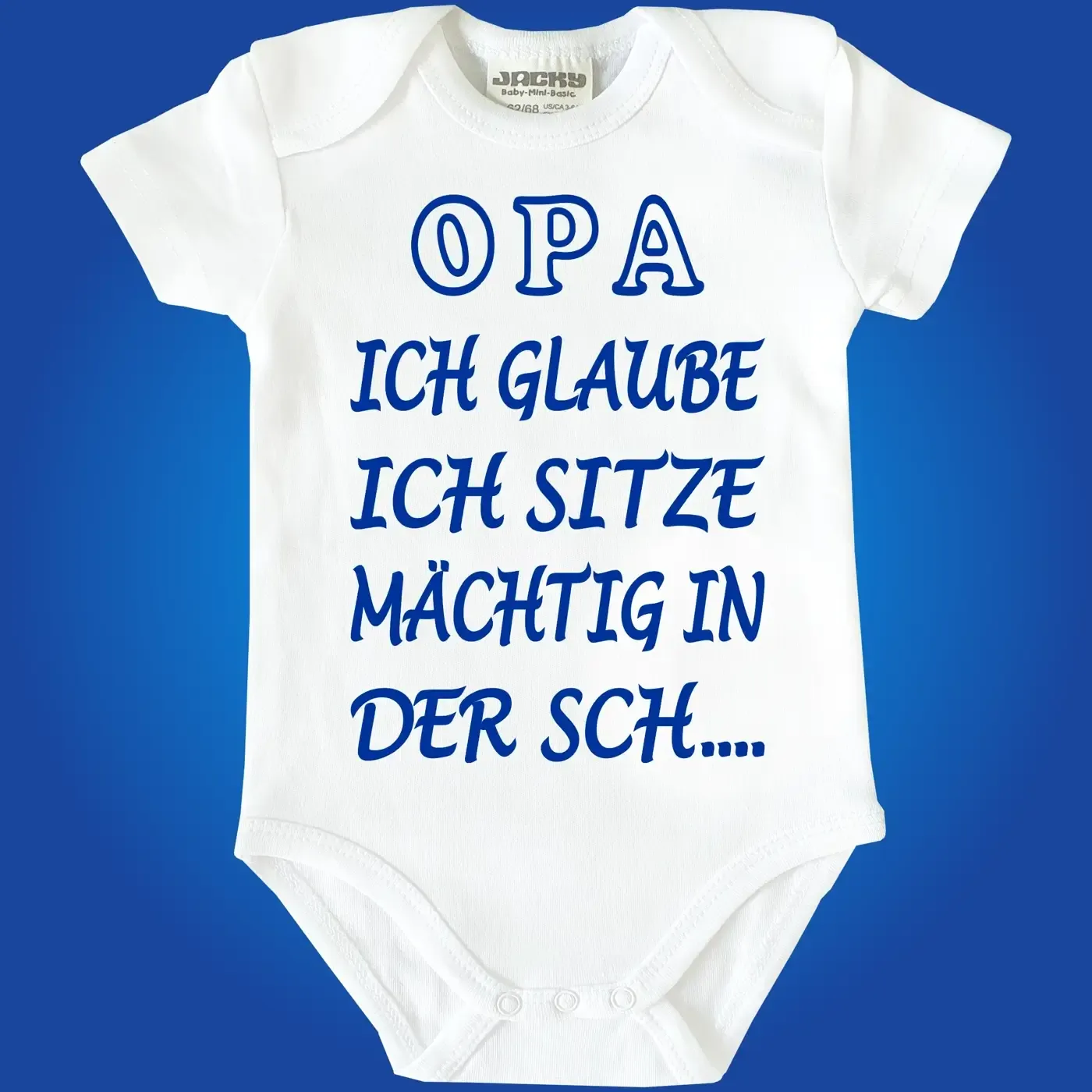 Baby-Body mit witzigem Spruch