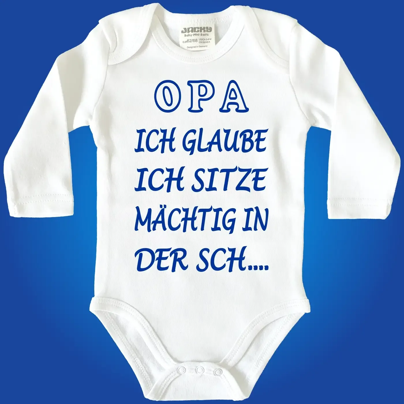 Baby-Body mit witzigem Spruch