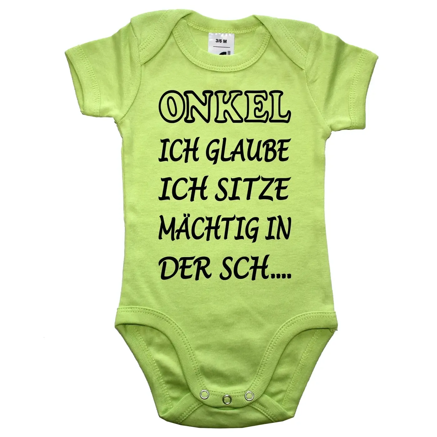 Baby-Body mit witzigem Spruch
