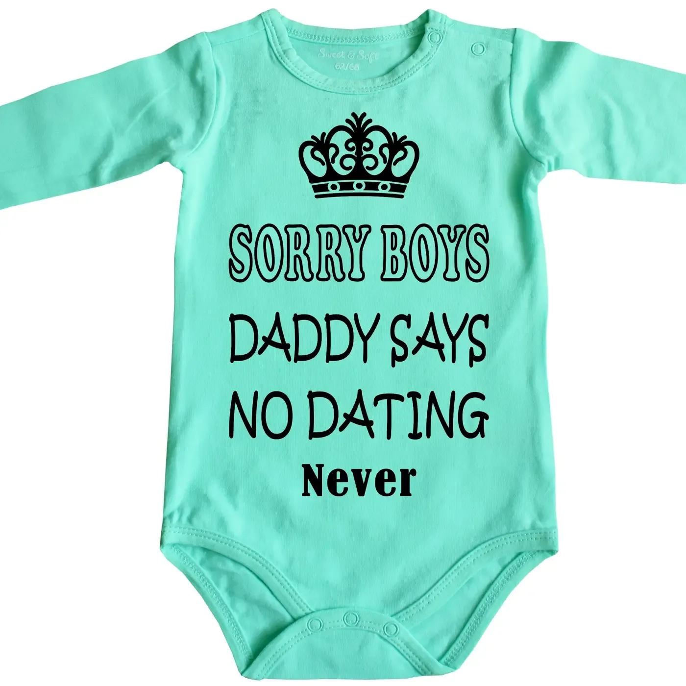 Lustiger Baby Bodie mit Spruch NO Dating
