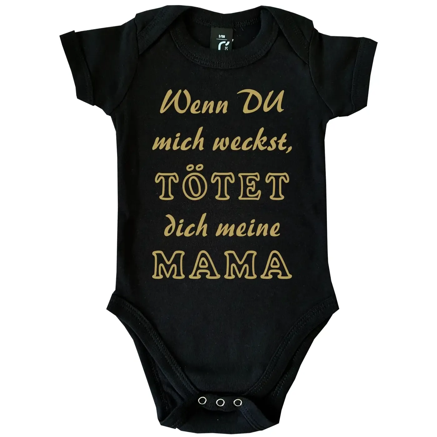 Baby-Body mit Druck nicht wecken
