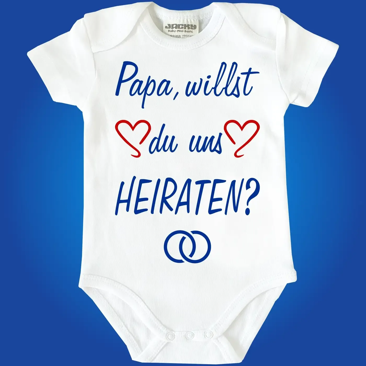 Babybody Hochzeitsantrag
