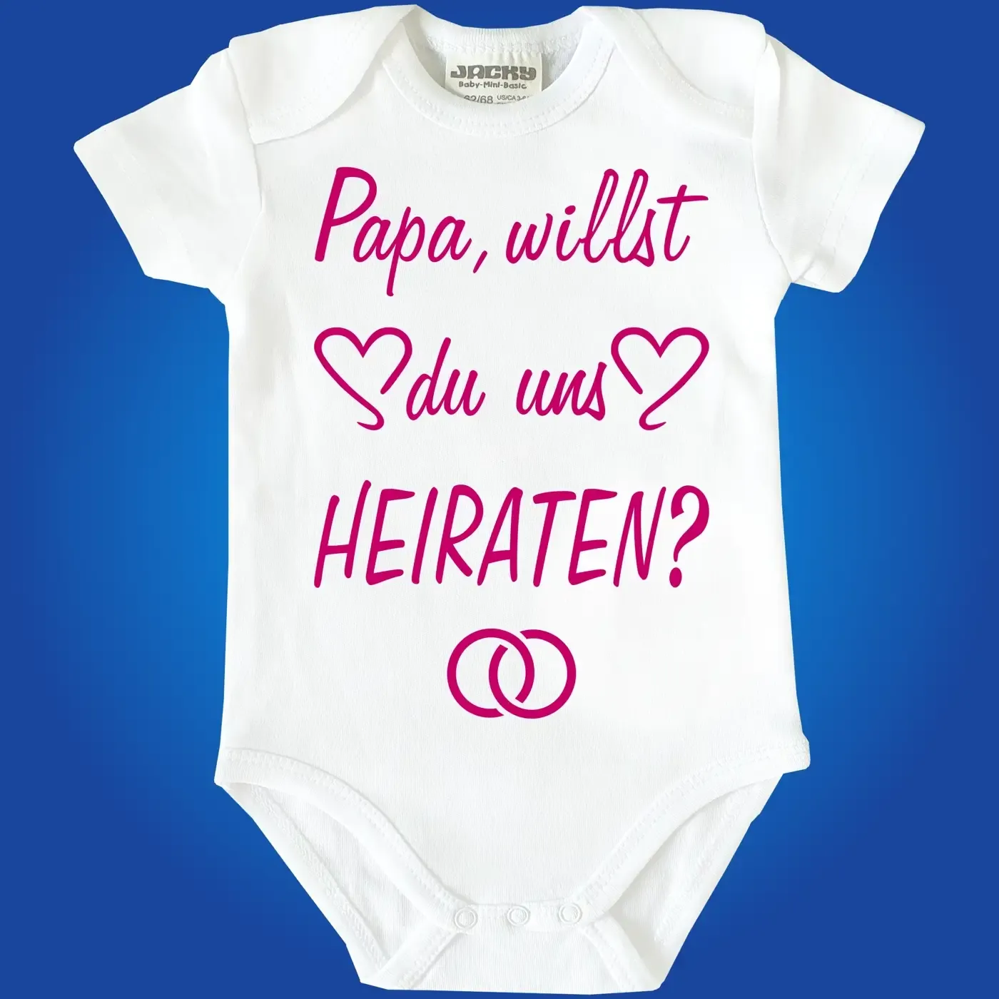 Baby Bodysuit with marriage proposal