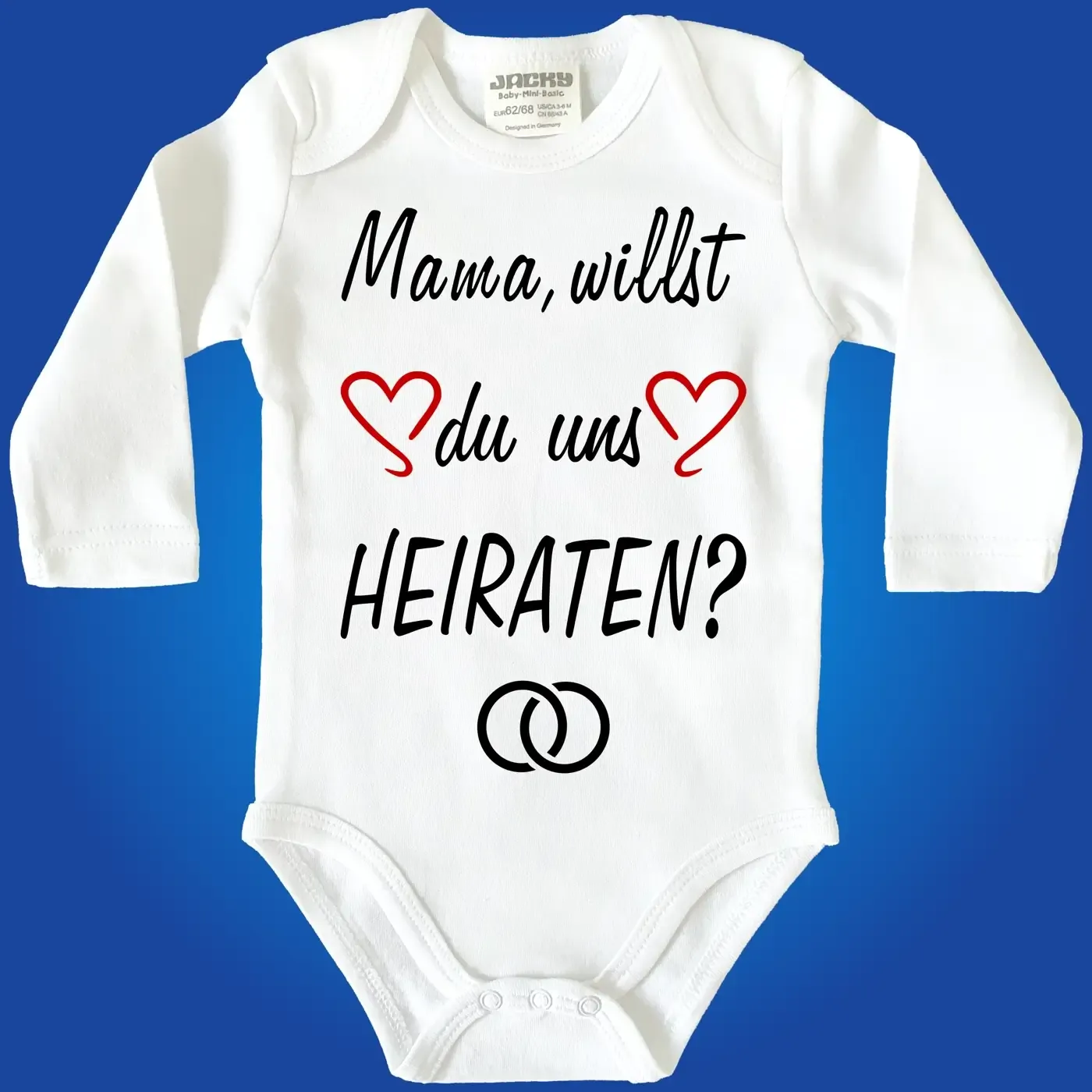 Baby-Body Heiratsantrag
